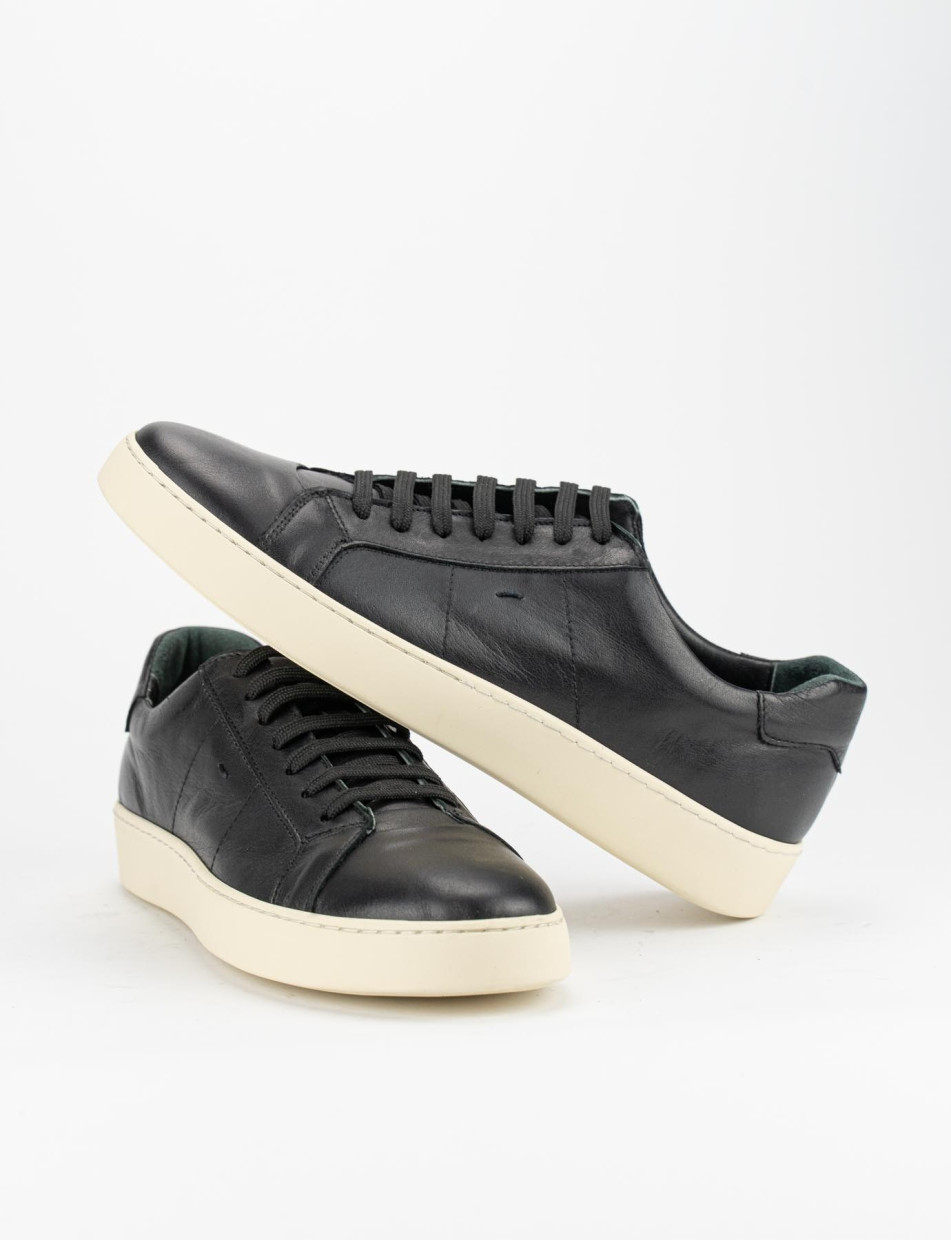 Sneakers black leather