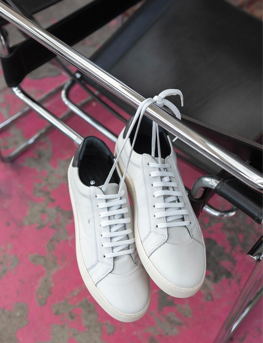 Sneakers white leather