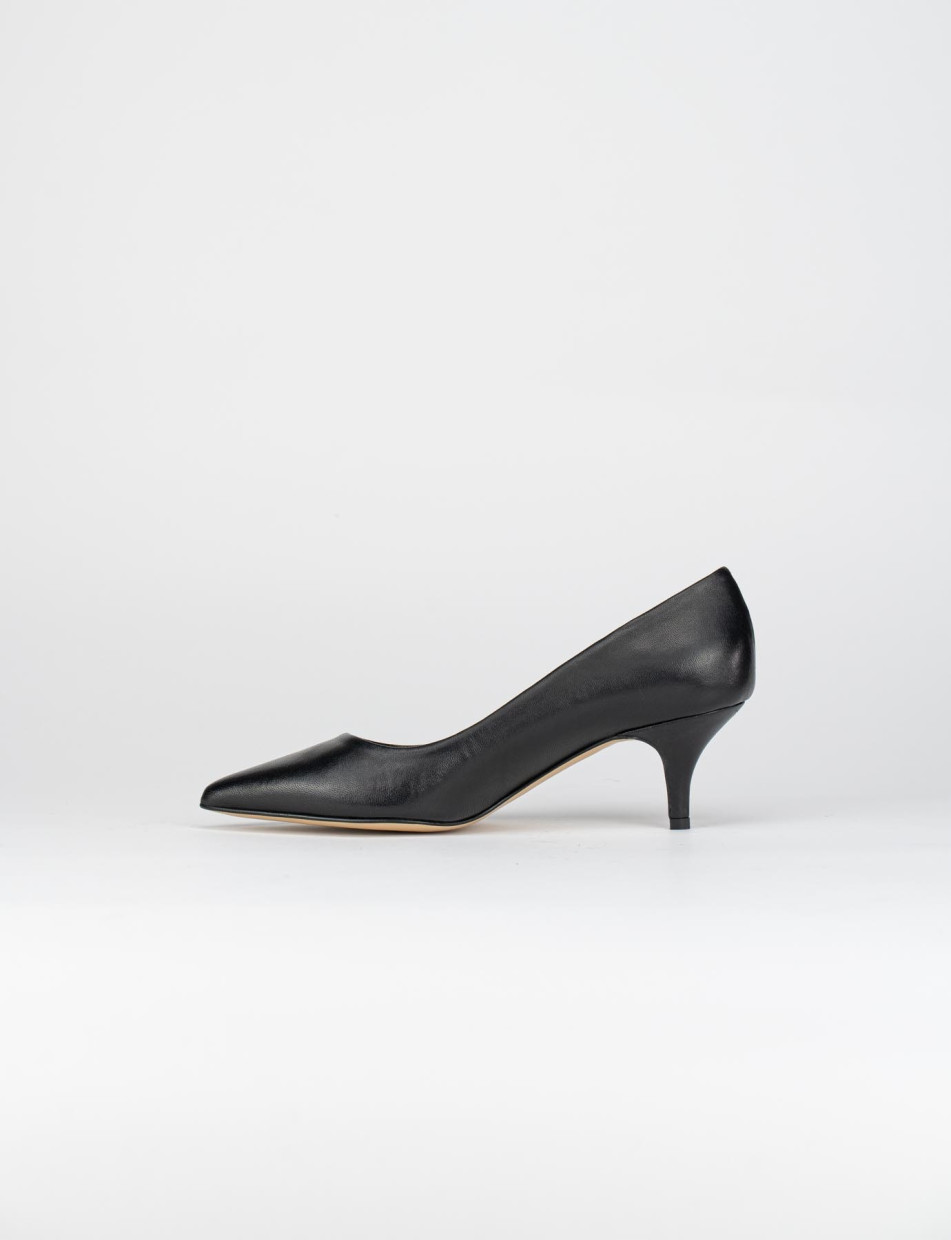 Decolte tacco 5 cm nero