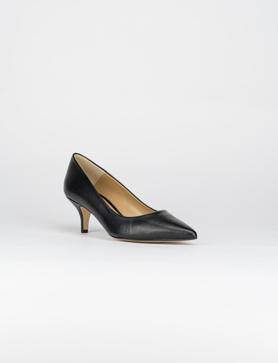Decolte tacco 5 cm nero