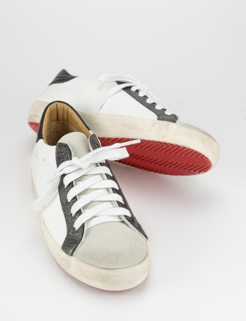 Sneakers white leather