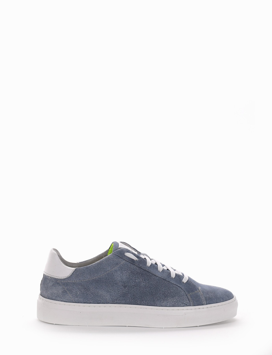 Sneakers blu chamois