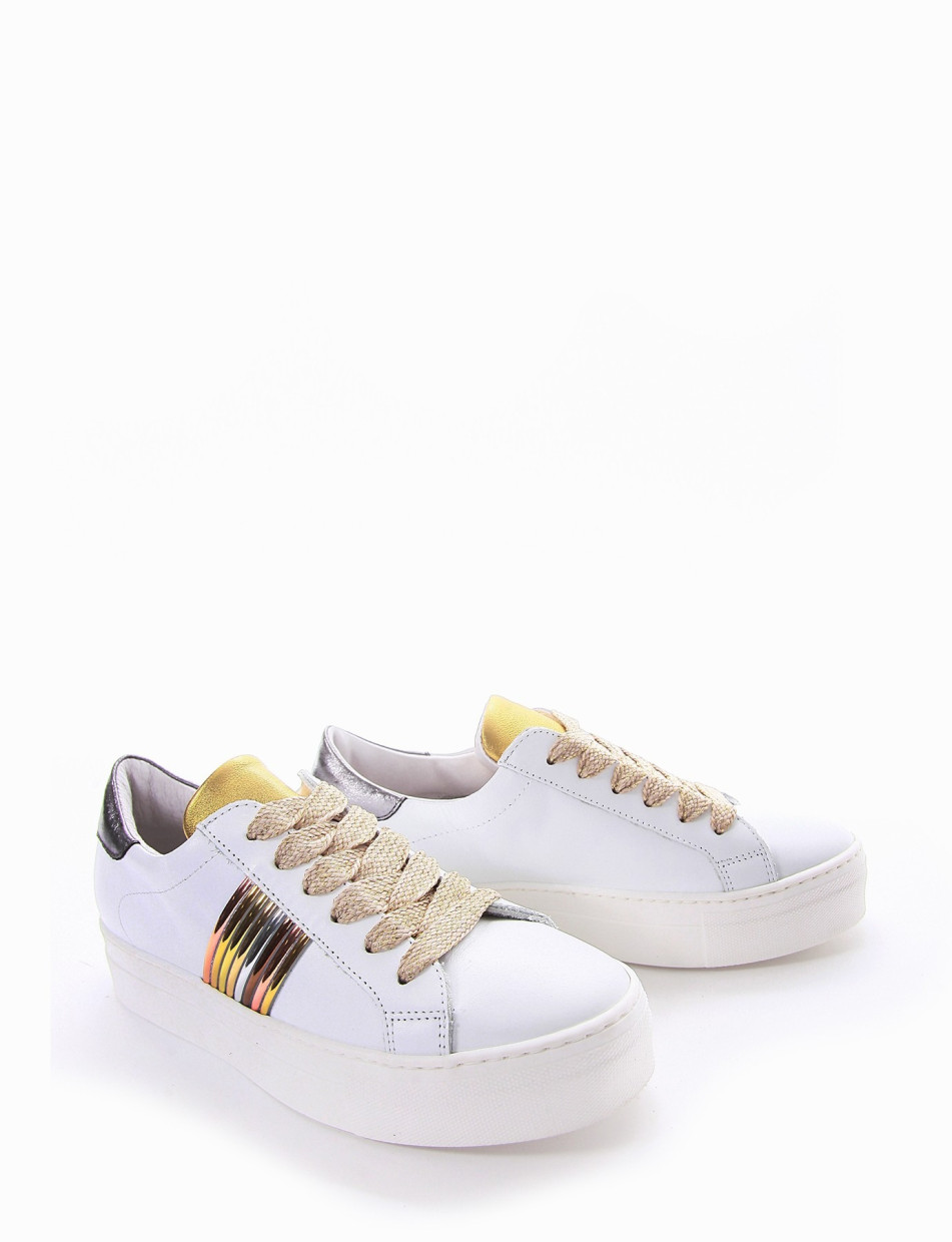 Sneakers white leather