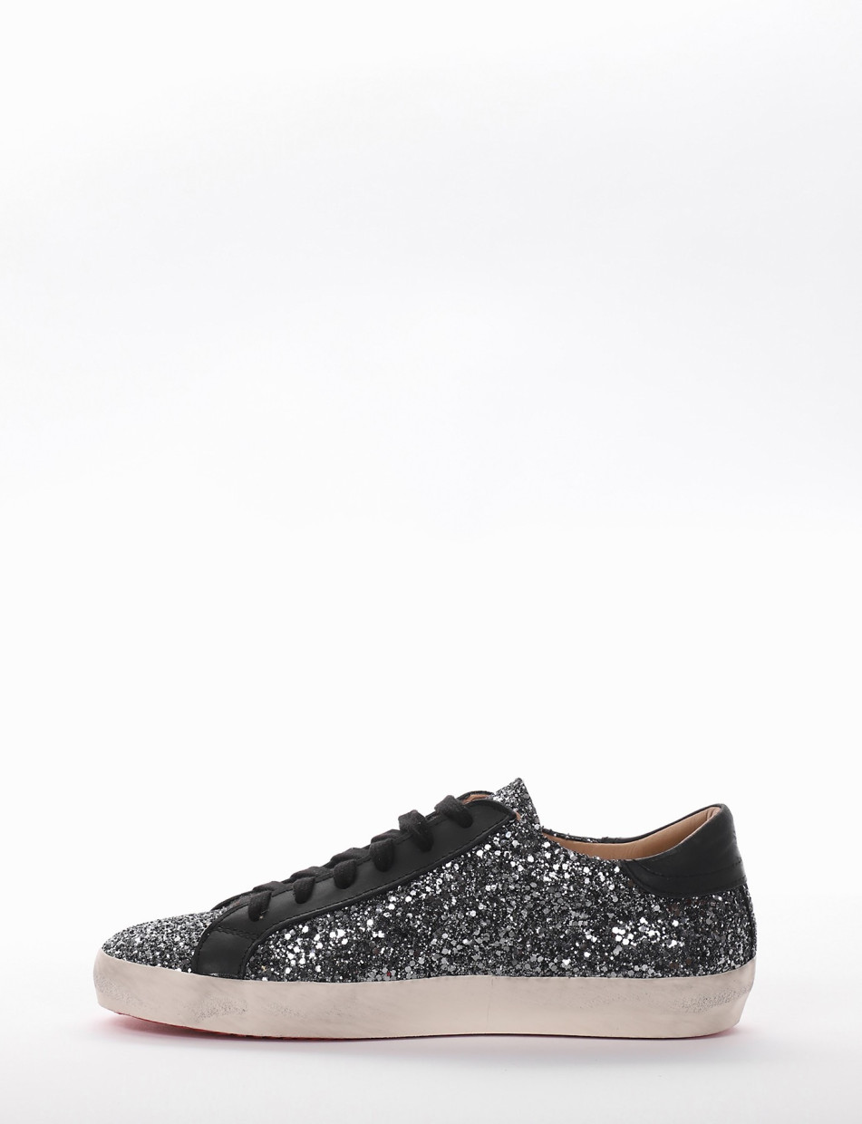 Sneakers black glitter