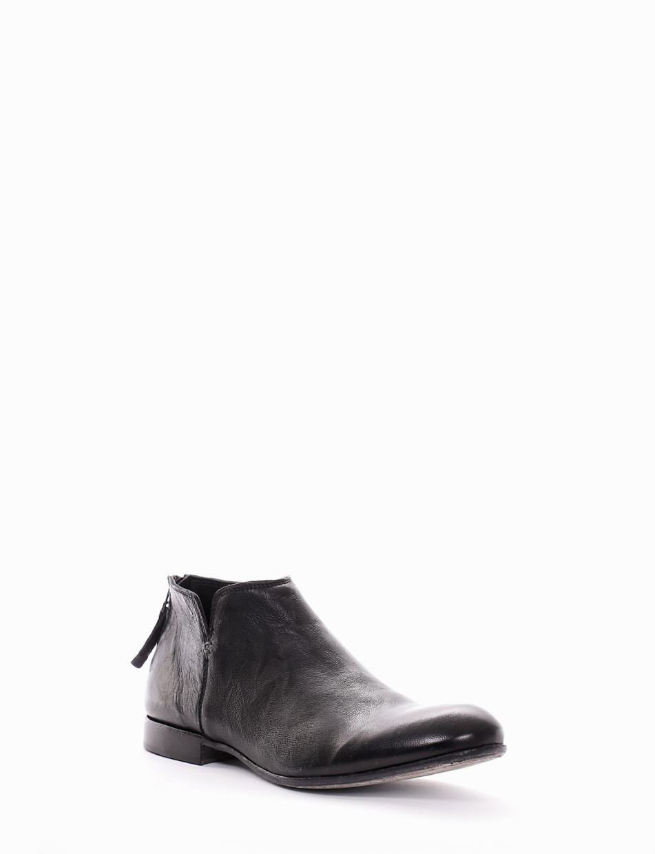 Ankle boots black leather