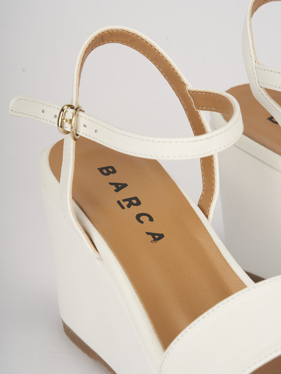 White clearance wedge heels