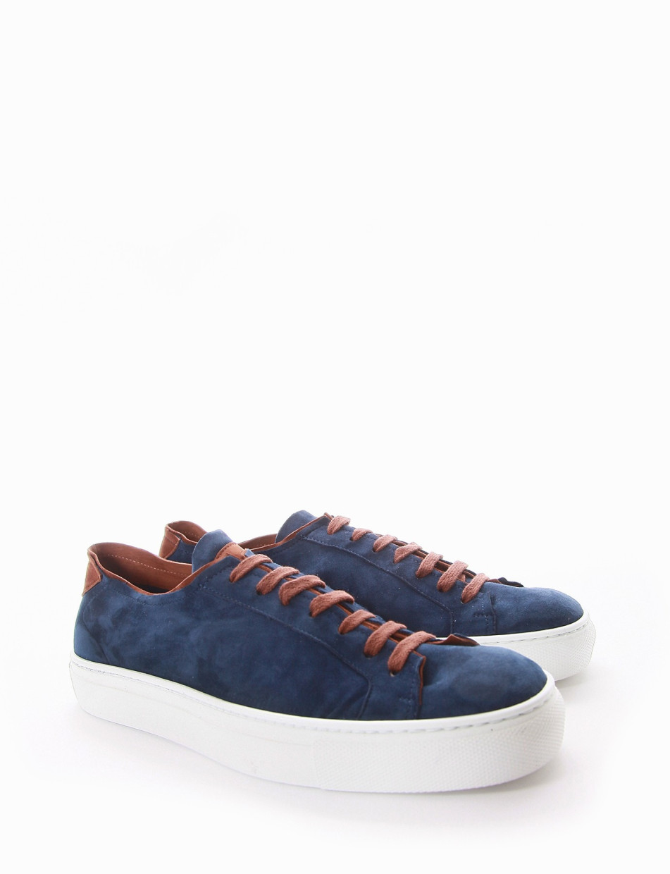 Sneakers blu chamois