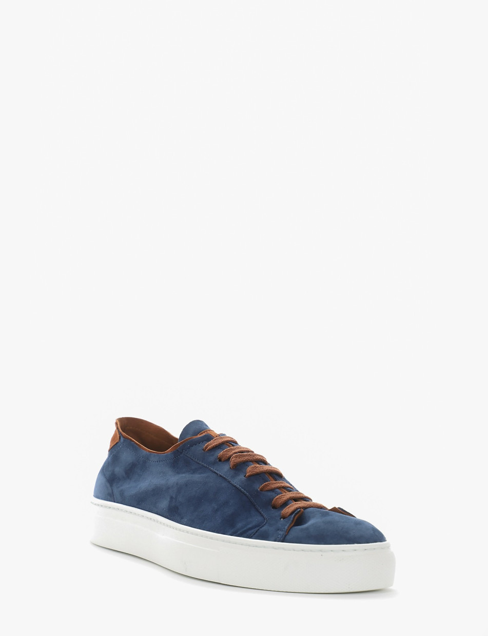 Sneakers blu chamois