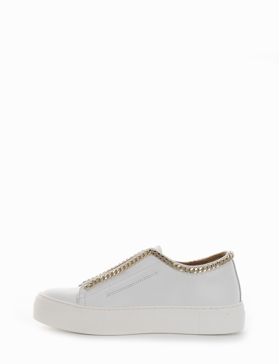 Sneakers white leather