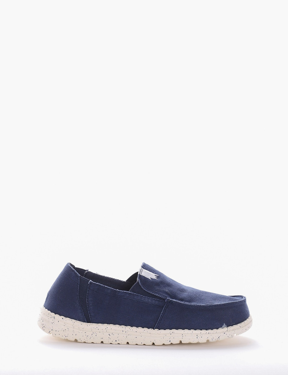 Sneakers blu canvas