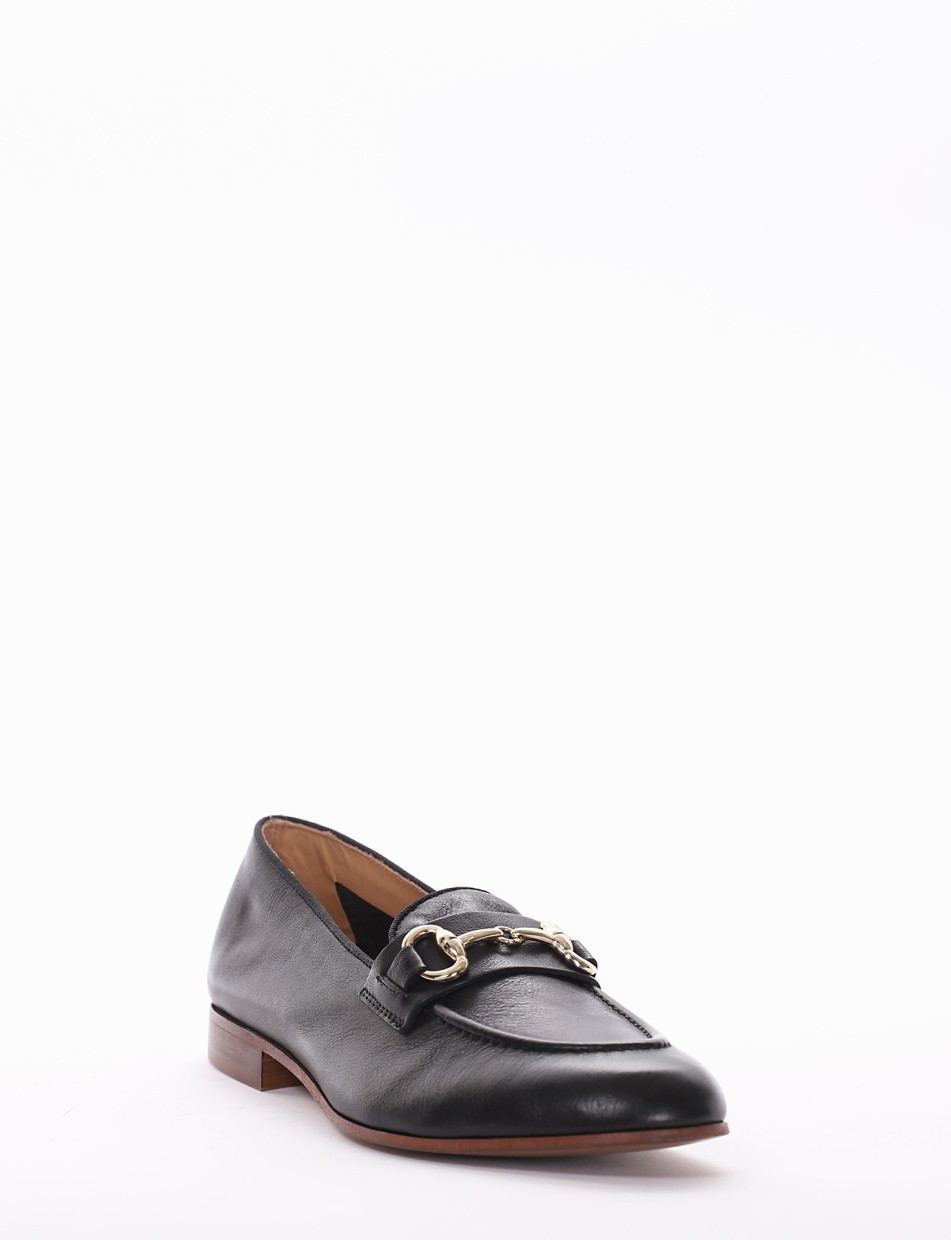 Mocassino tacco 2cm nero