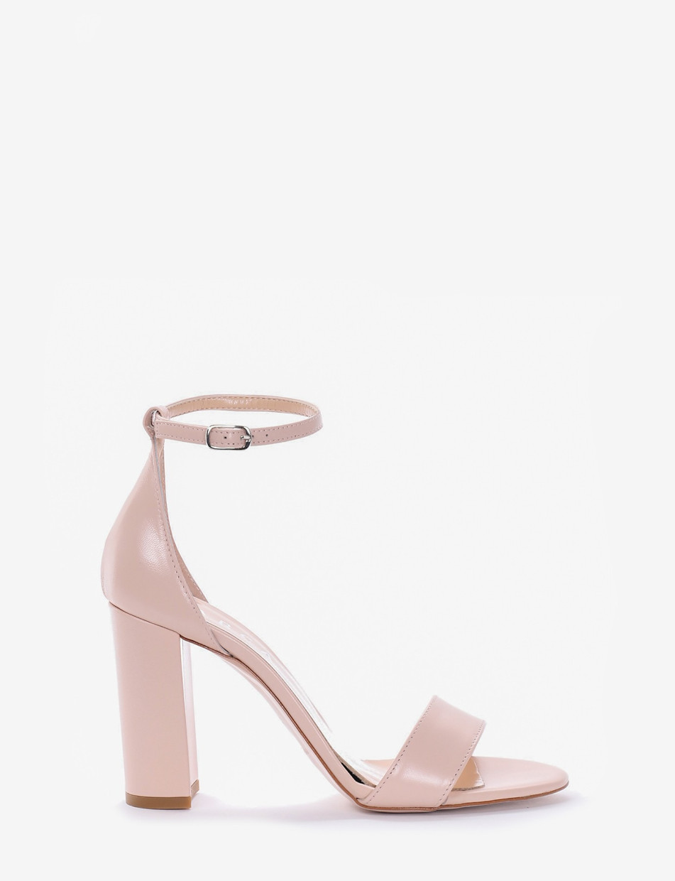 Sandalo tacco 10 cm rosa