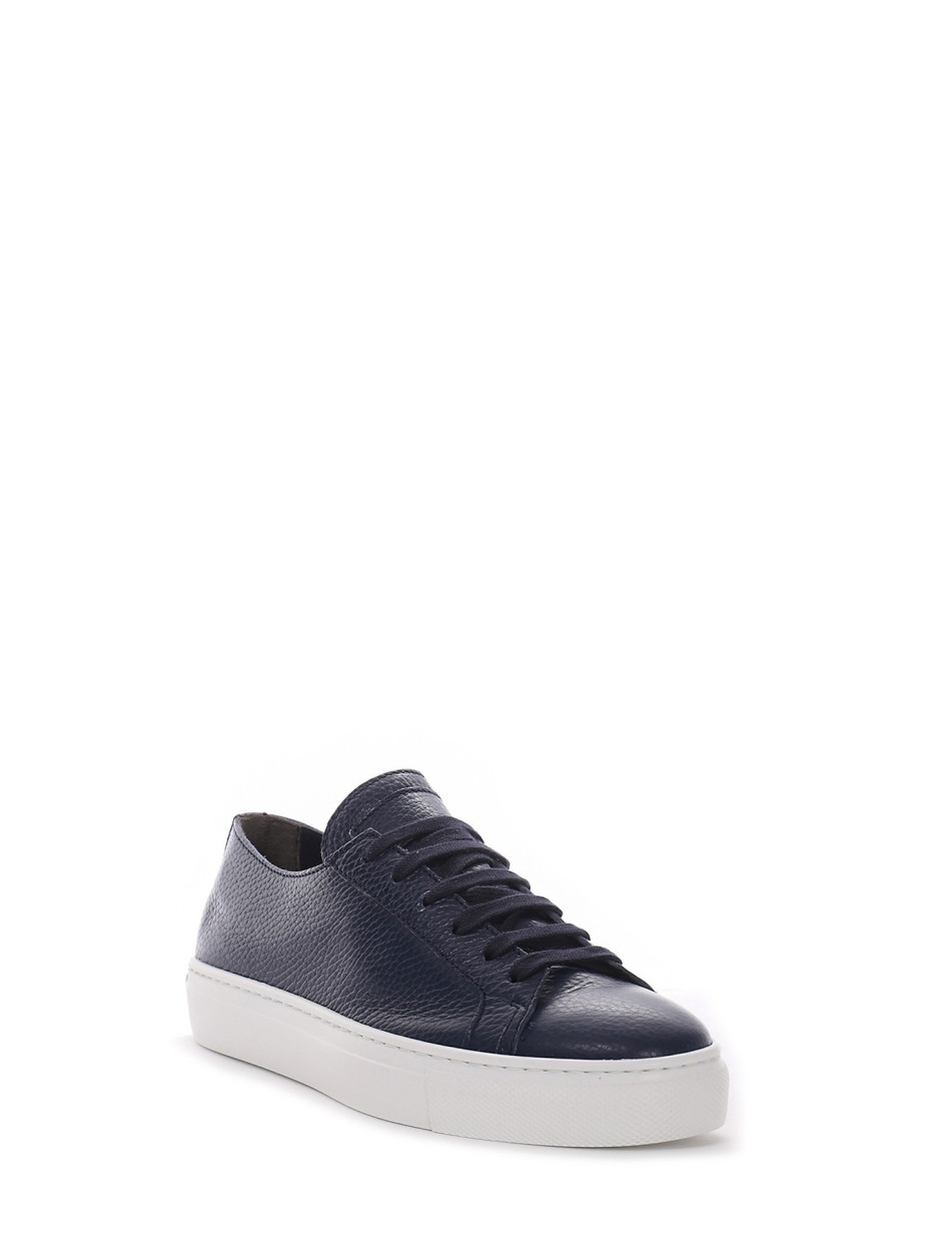 Sneakers blu leather