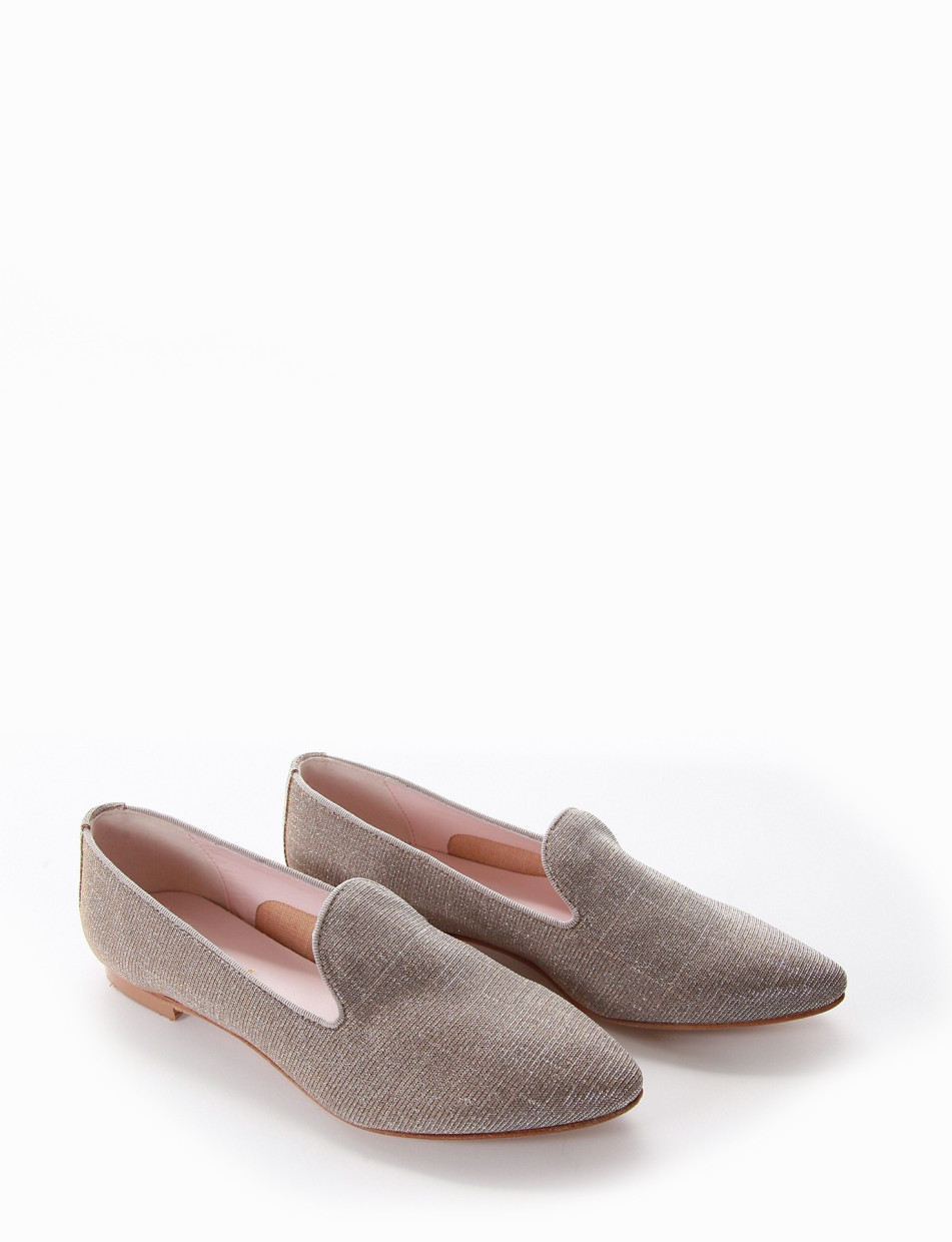 Ballerina tacco 1 cm beige