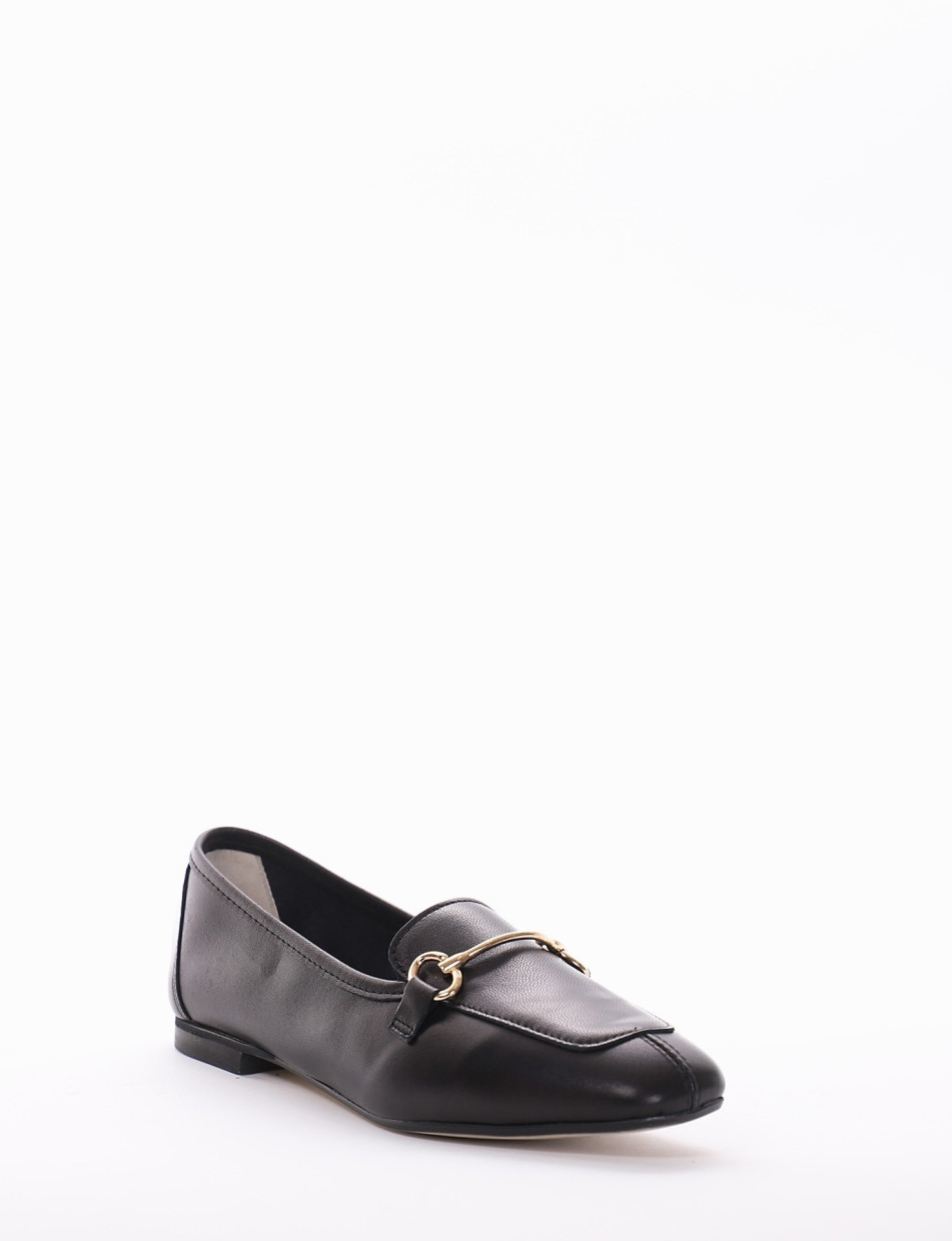 Mocassino tacco 1cm nero