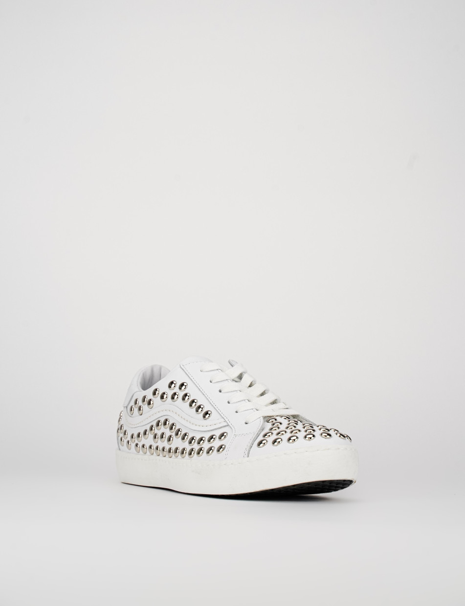 Sneakers pelle bianco