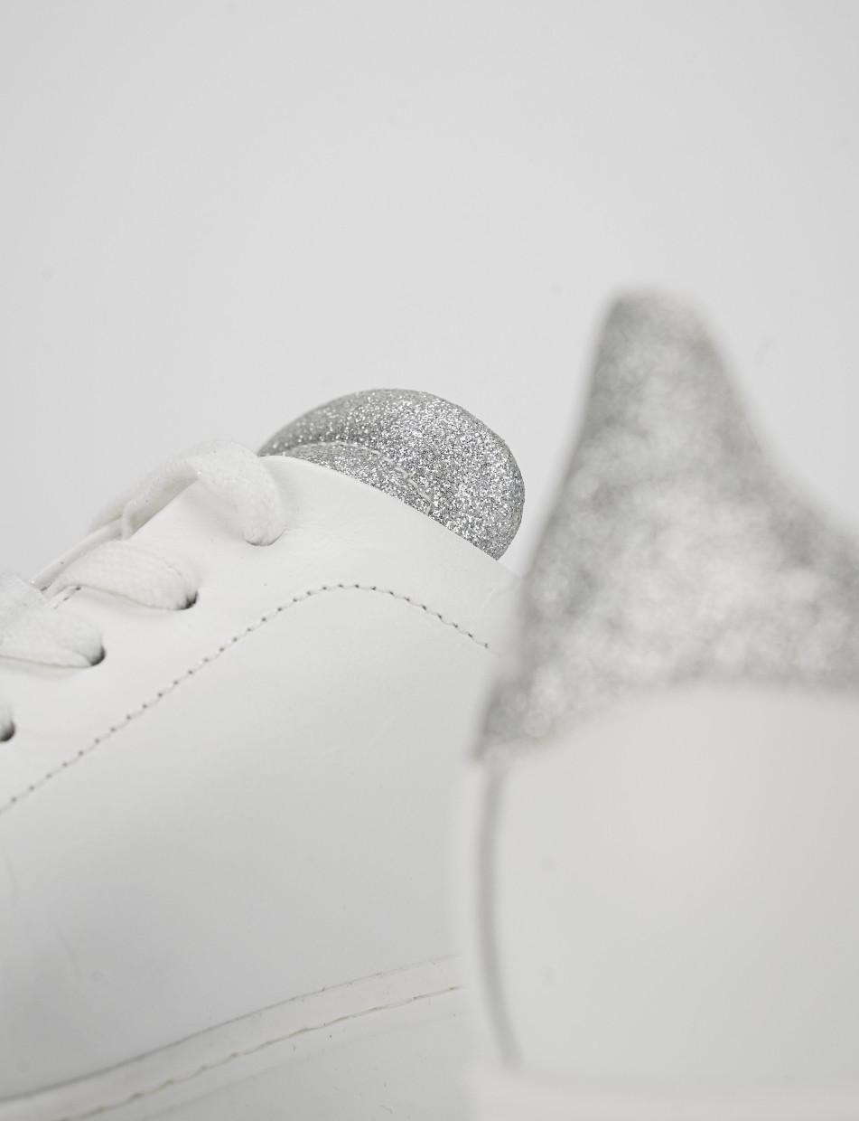 Sneakers pelle bianco