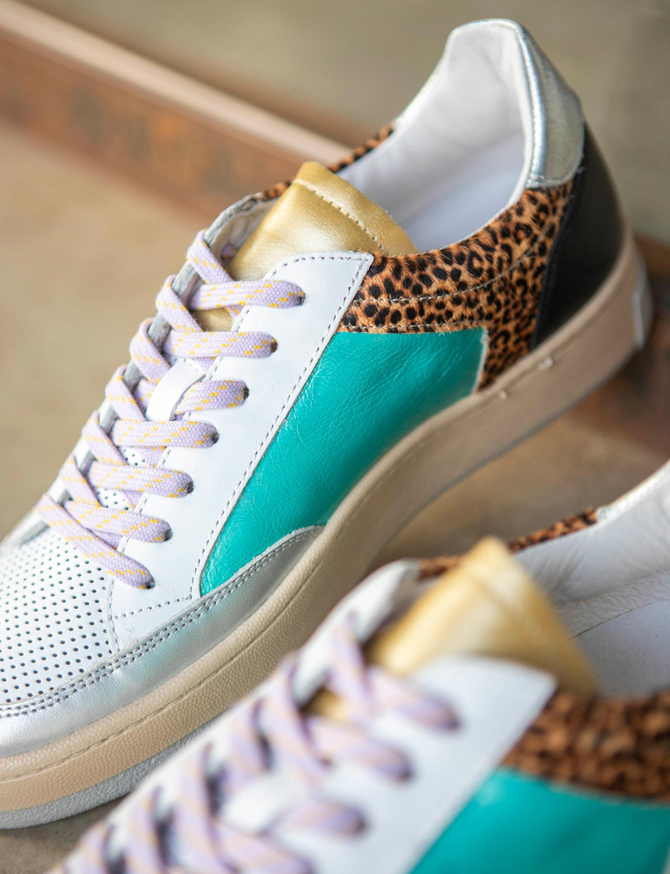 Sneakers multicolor leather