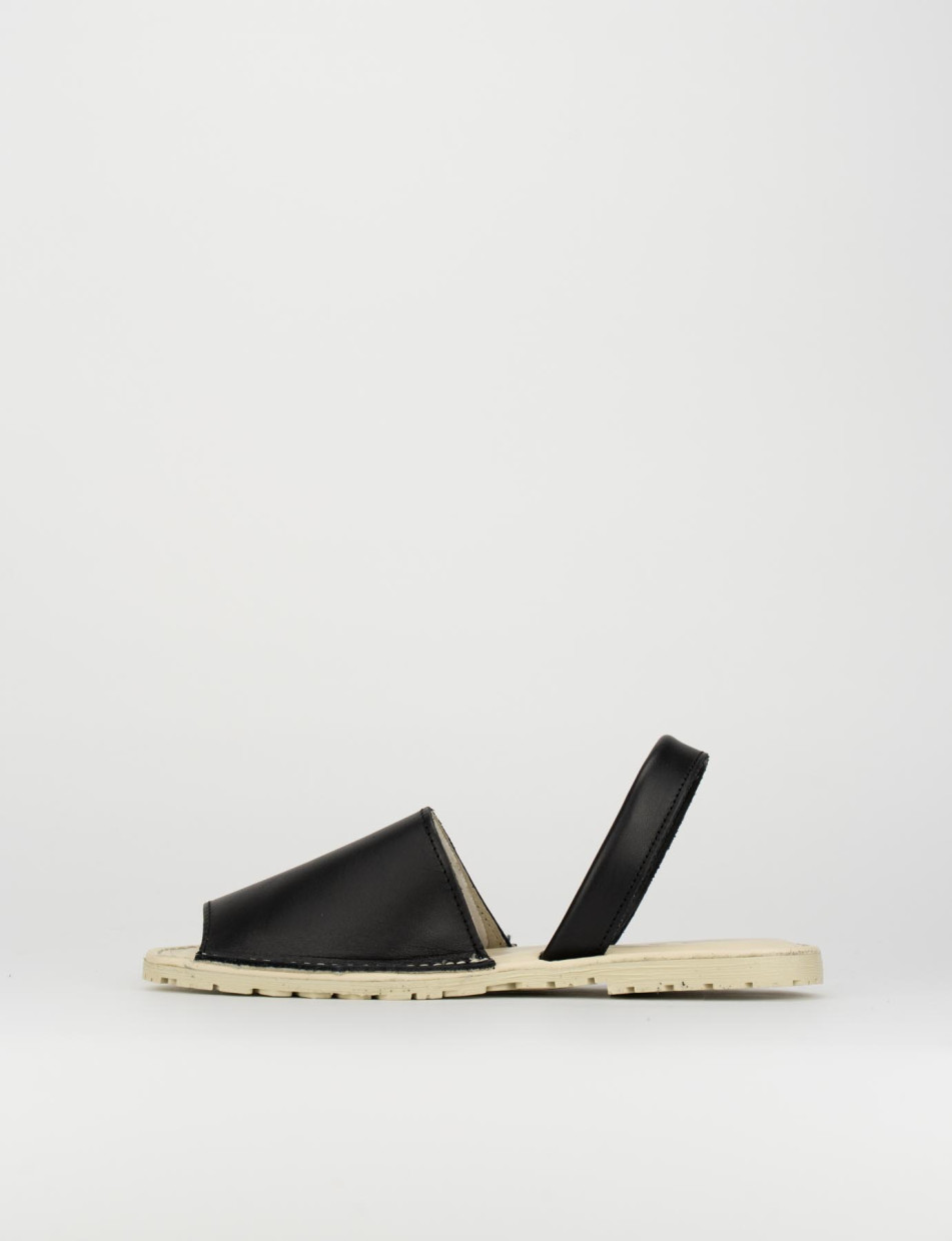 Espadrillas black leather