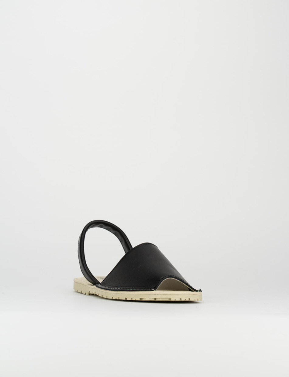 Espadrillas black leather