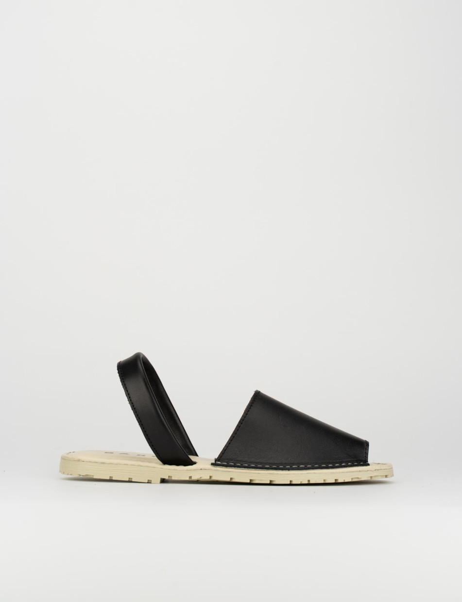 Espadrillas black leather