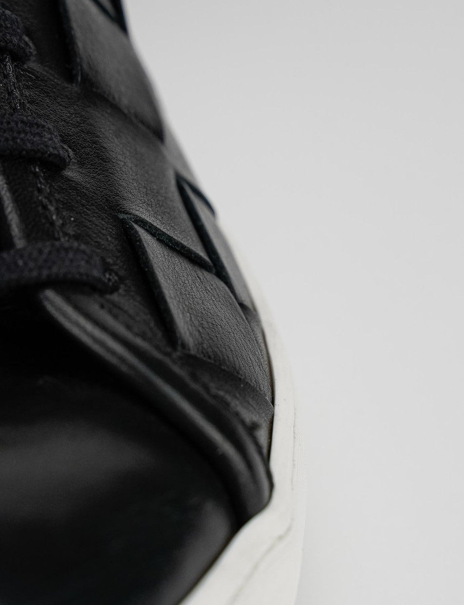 Sneakers man black leather Barca Stores