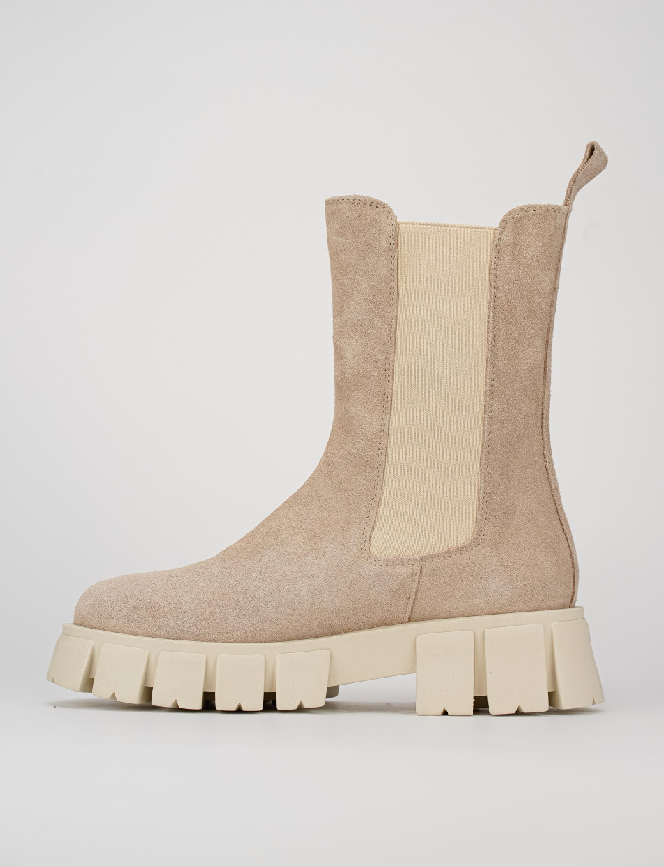 Tronchetto camoscio beige discount