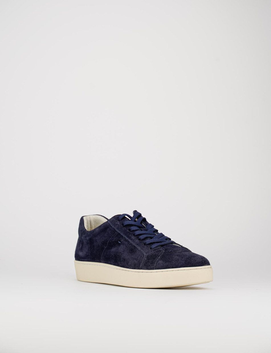 Sneakers blu chamois