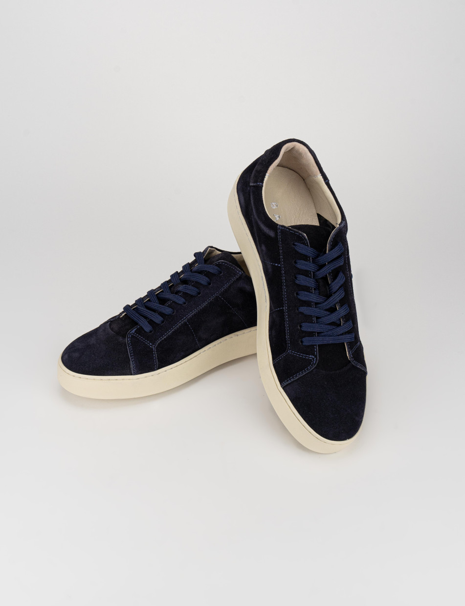 Sneakers blu chamois