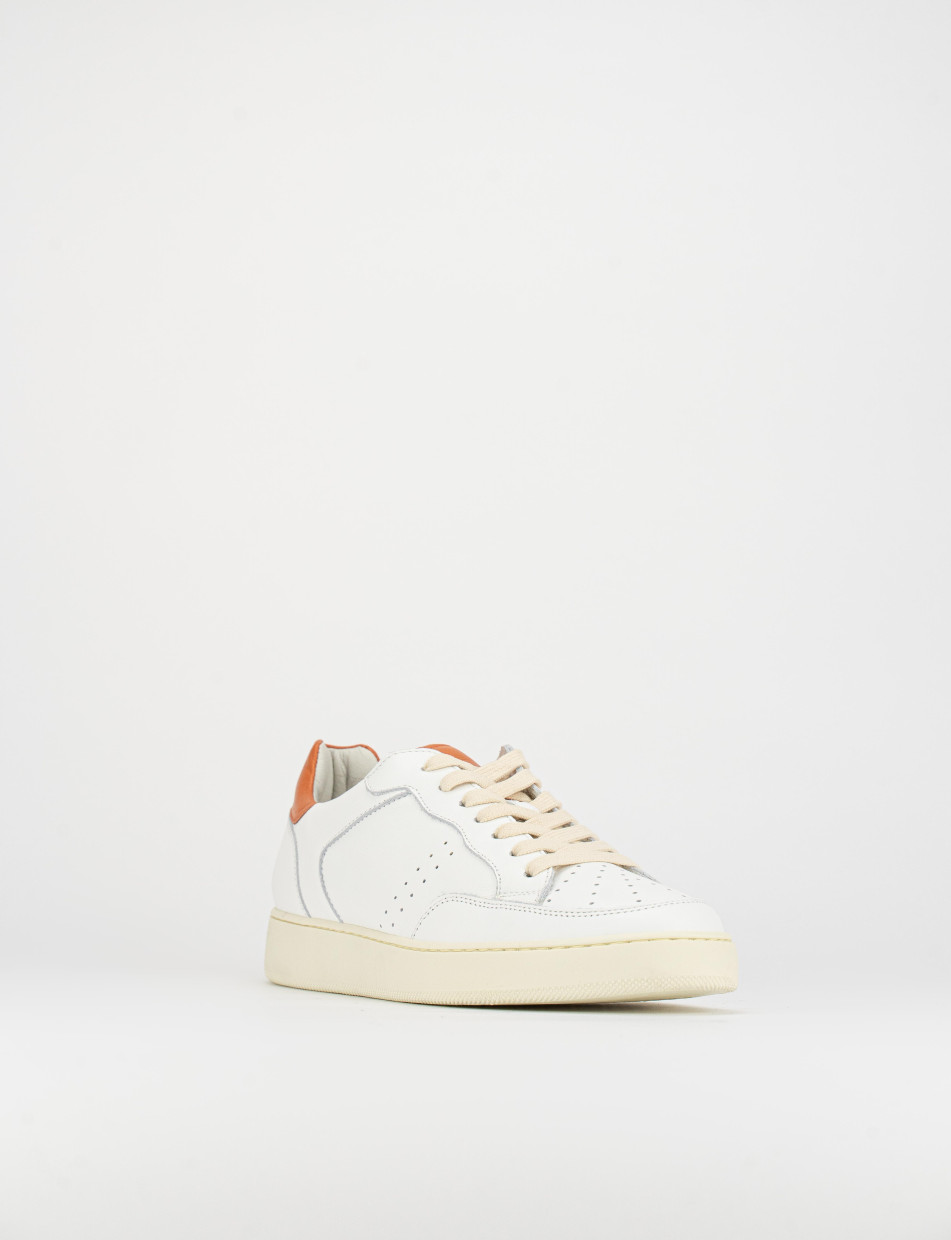 Sneakers pelle arancio