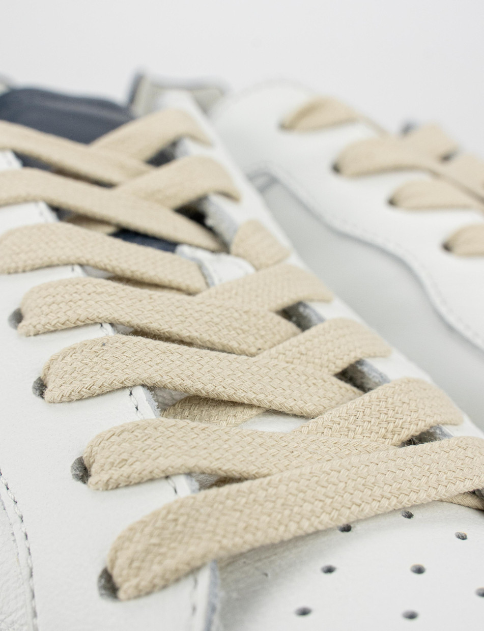 Sneakers pelle bianco