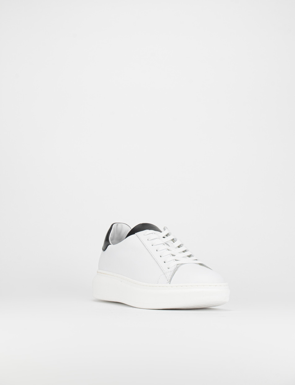 Sneakers pelle bianco