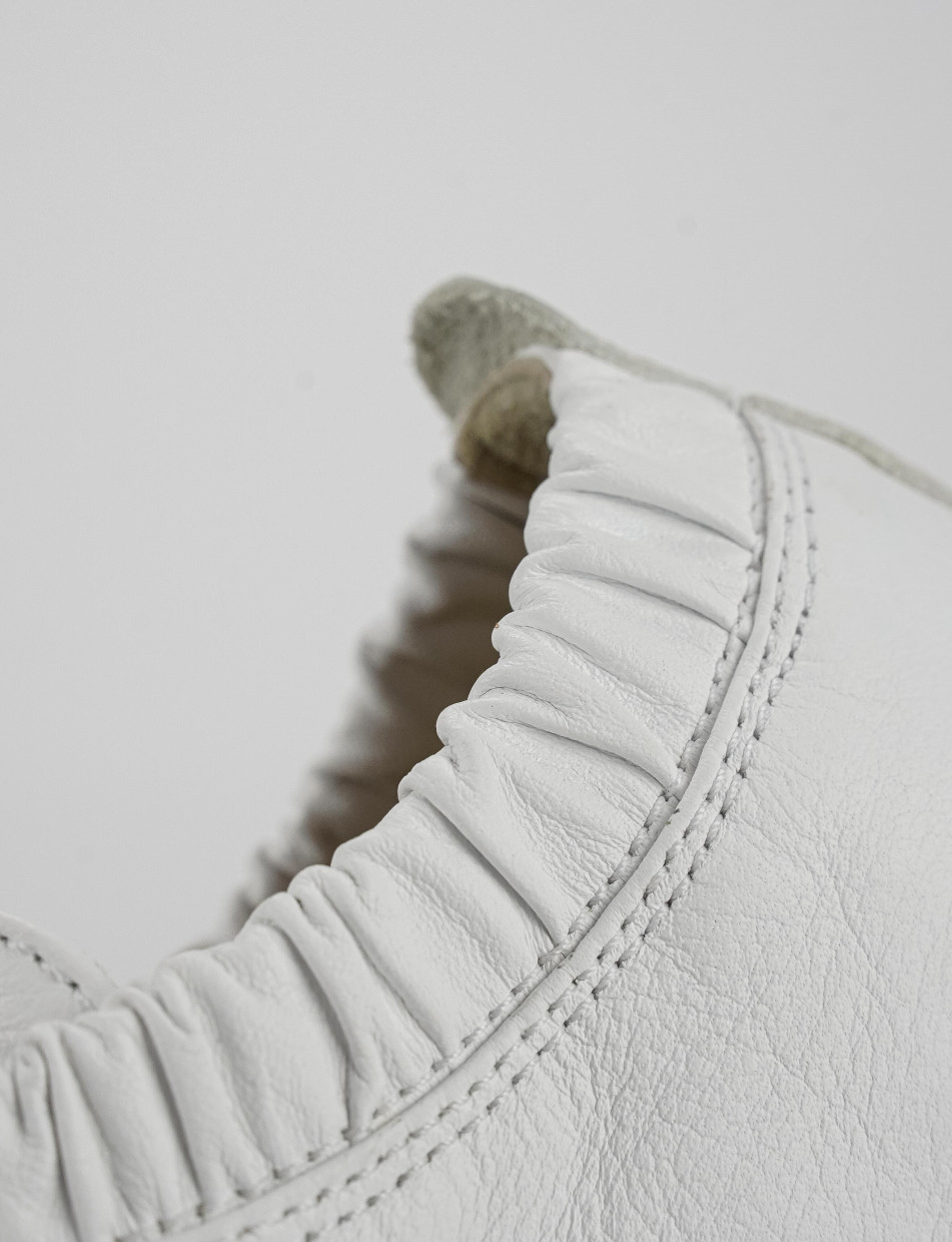 Sneakers pelle bianco