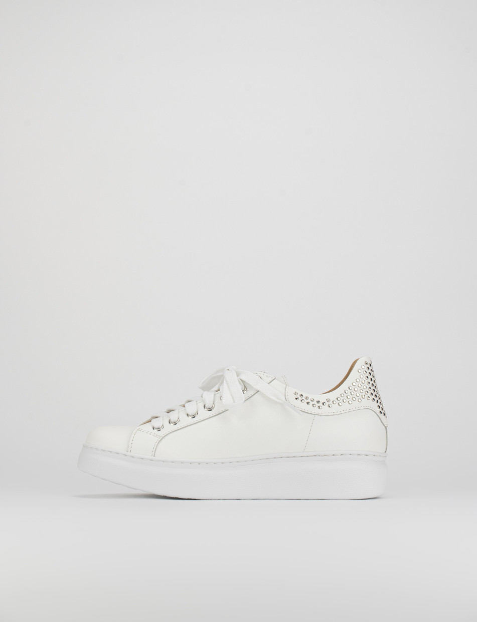 Sneakers pelle bianco
