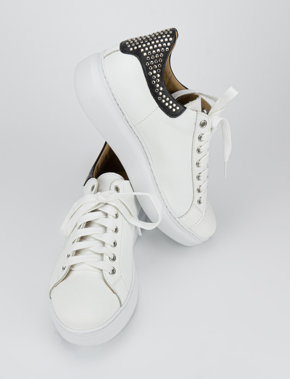 Sneakers pelle bianco