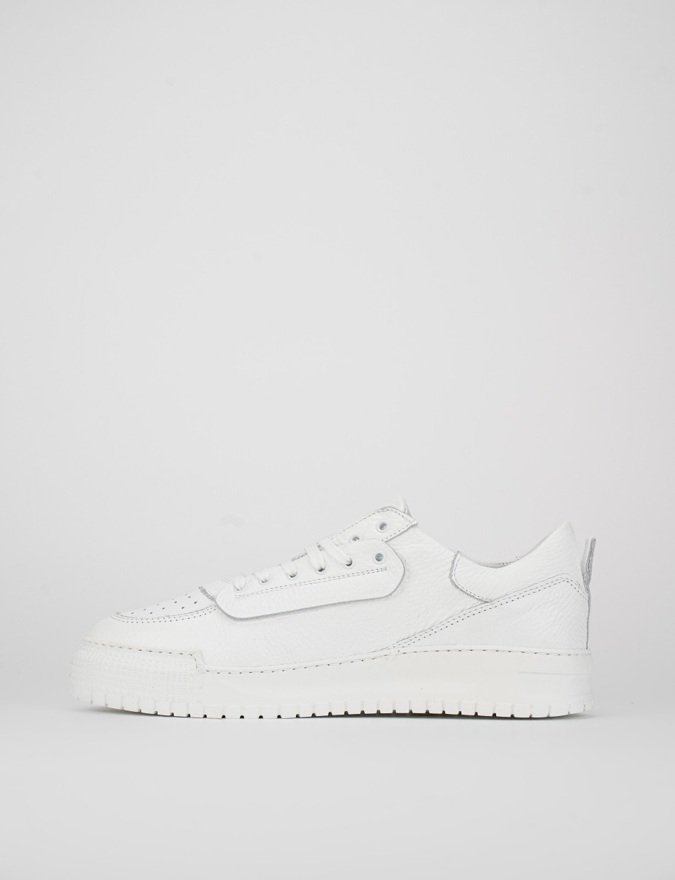 Sneakers pelle bianco