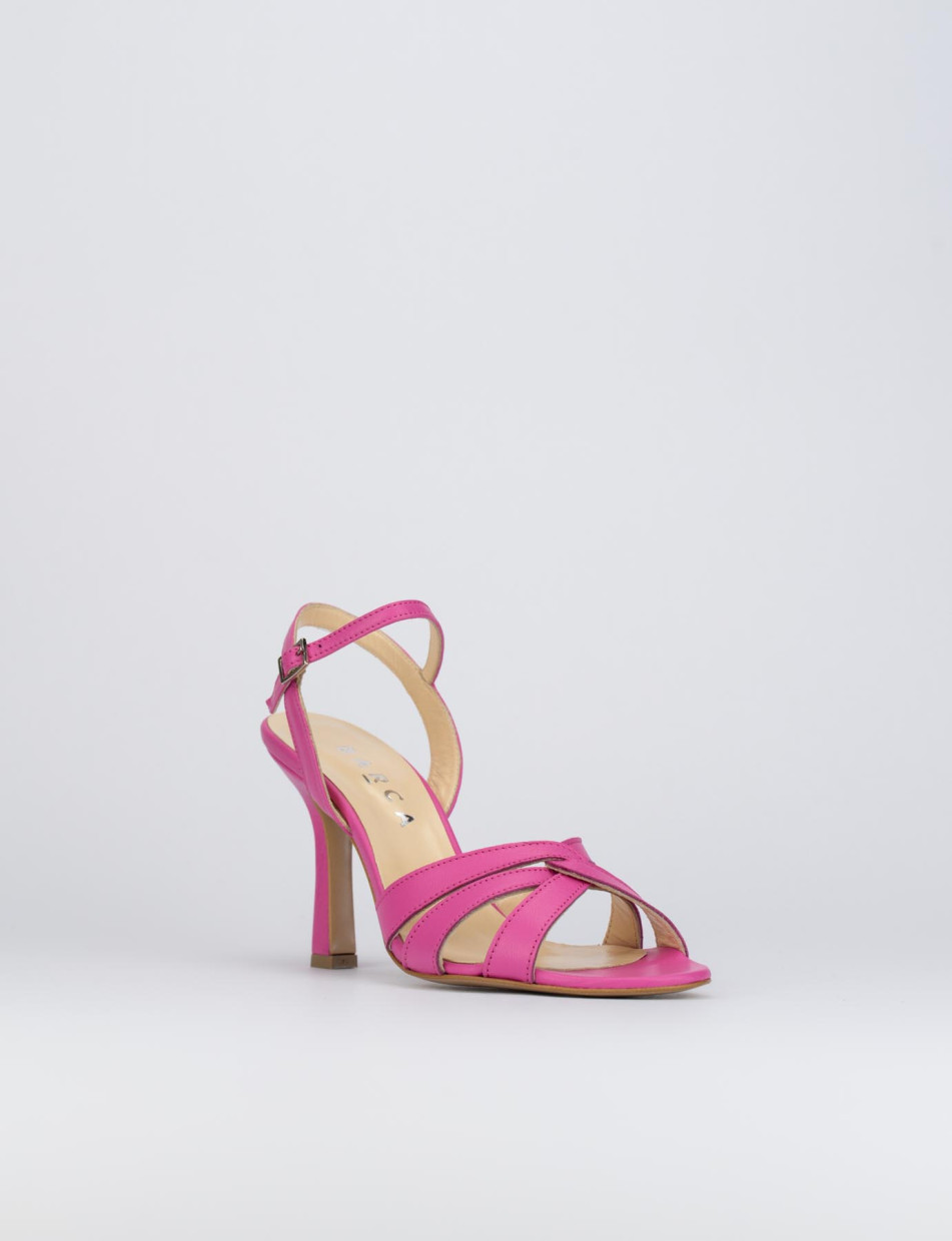 Sandalo tacco 9 cm rosa pelle