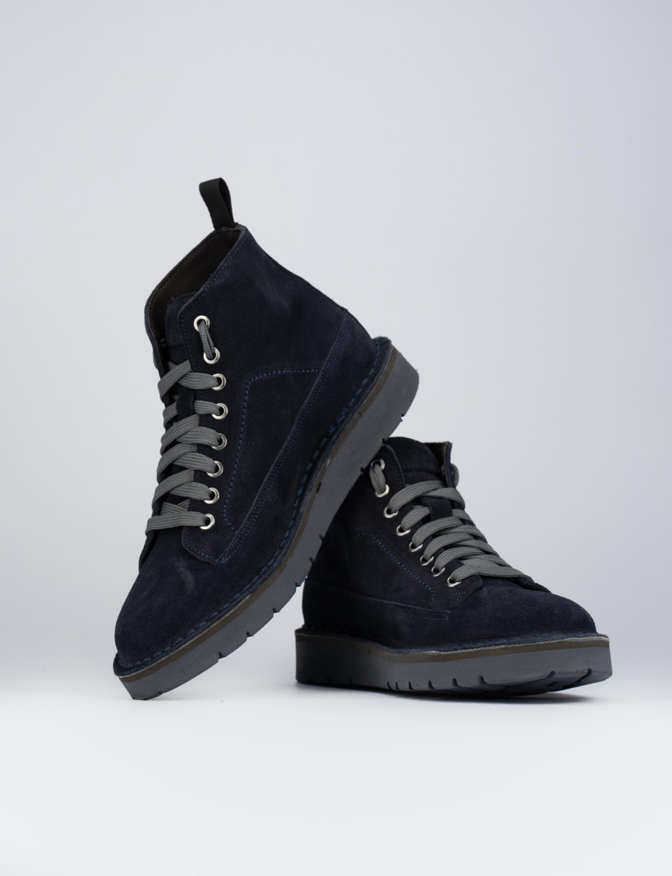 Sneakers blu chamois