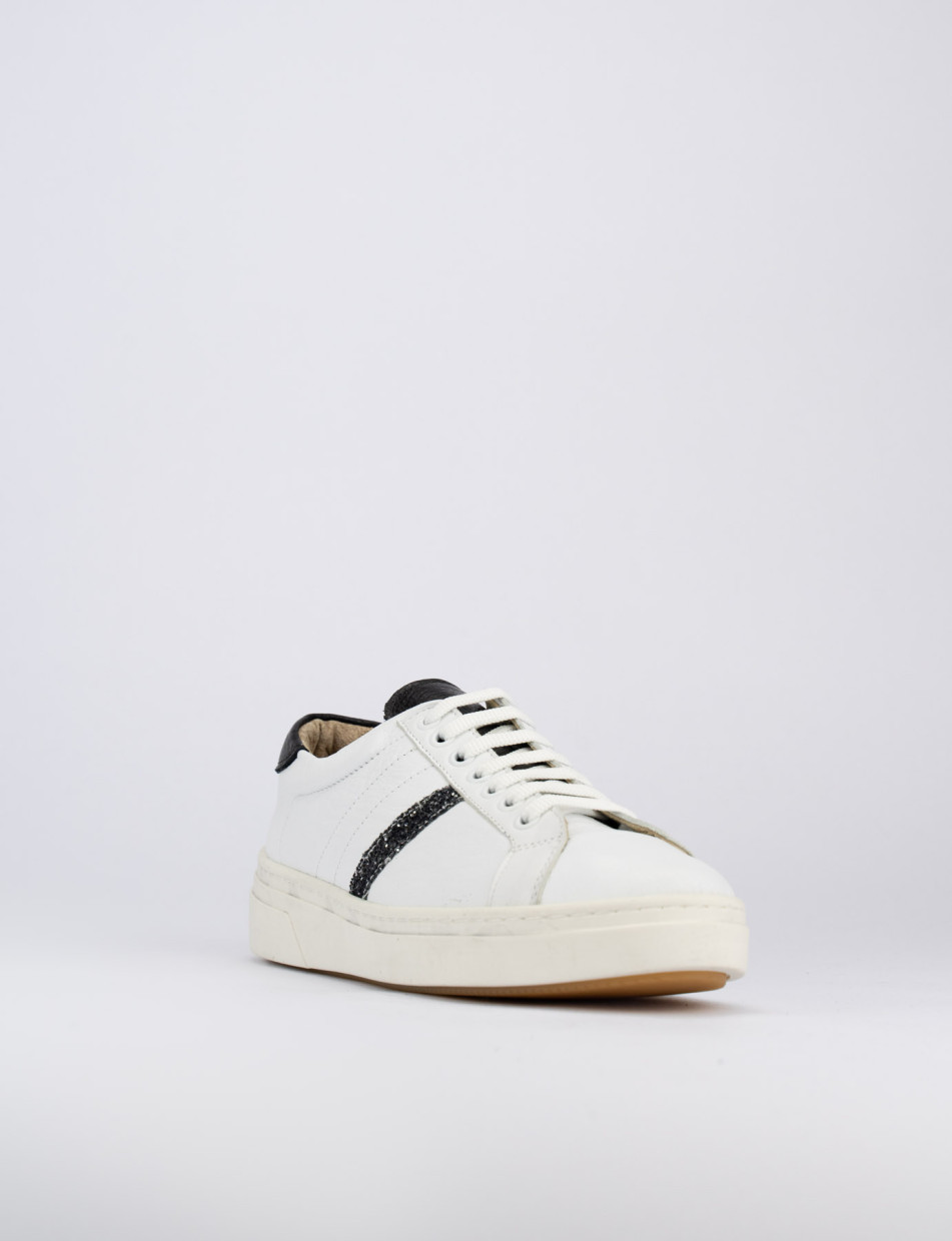 Sneakers pelle bianco