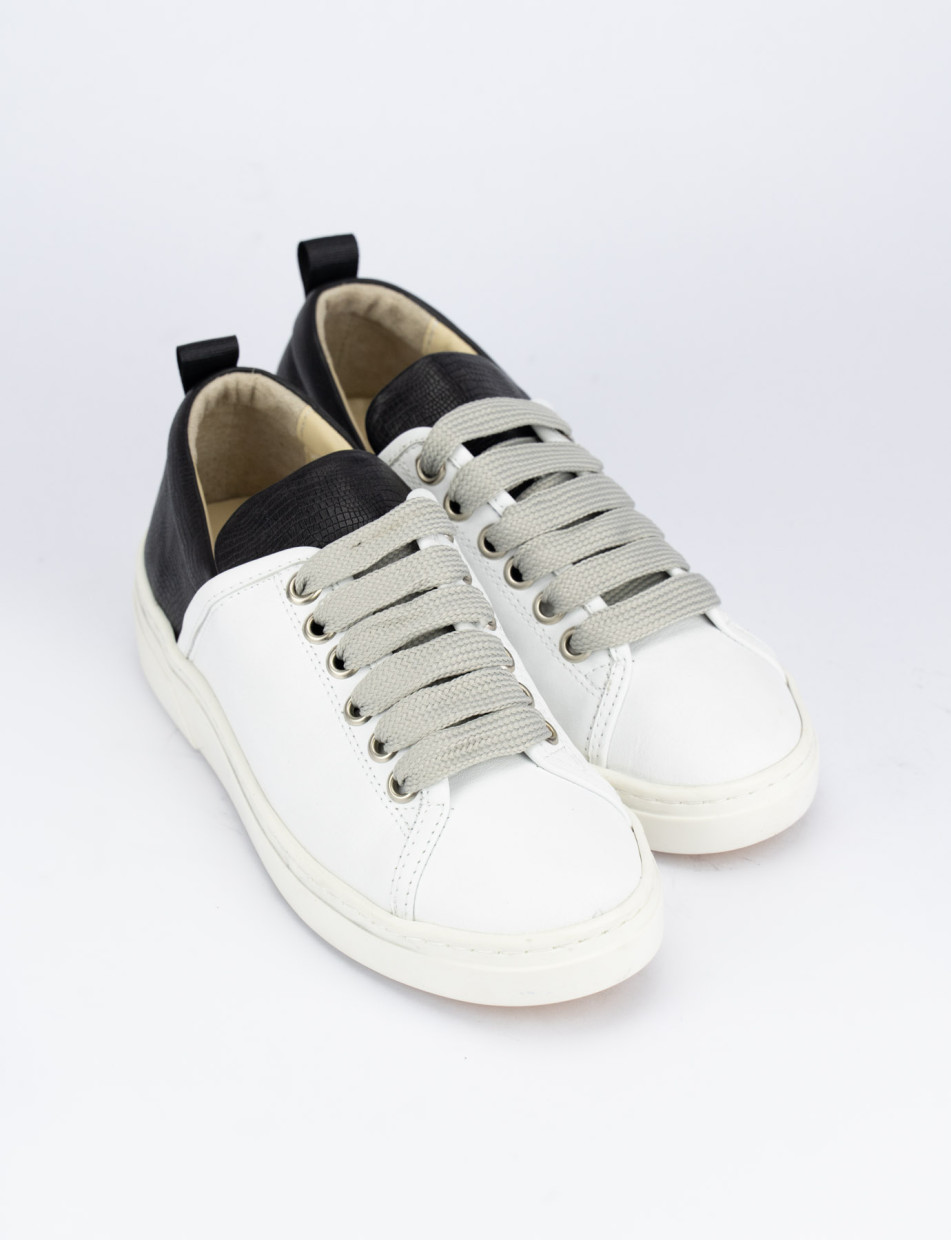 Sneakers pelle bianco