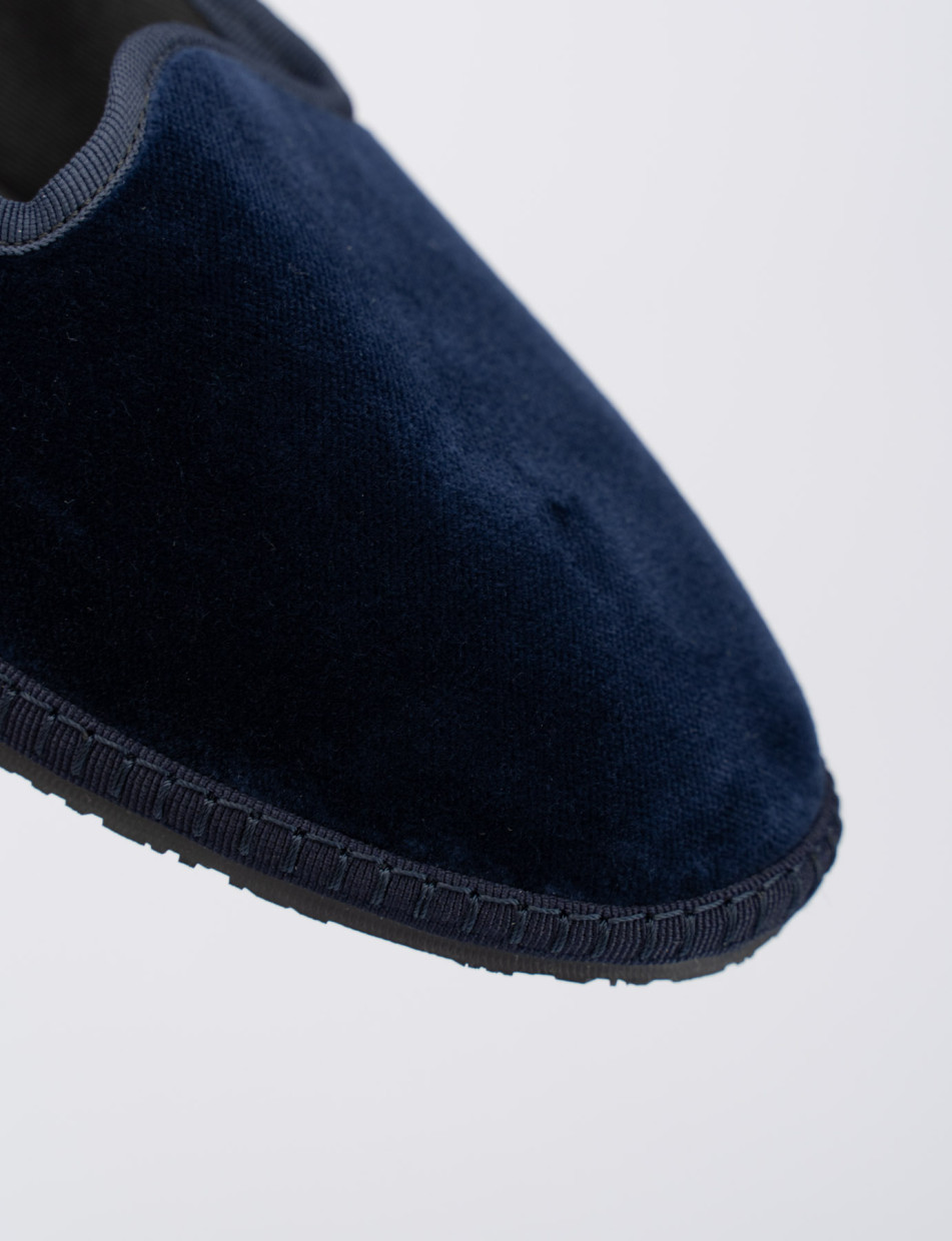 Loafers blu velvet
