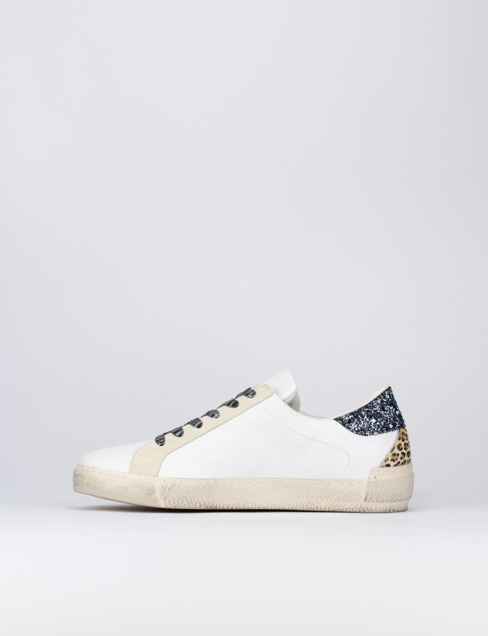 Sneakers pelle bianco