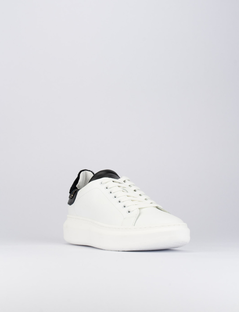 Sneakers pelle bianco