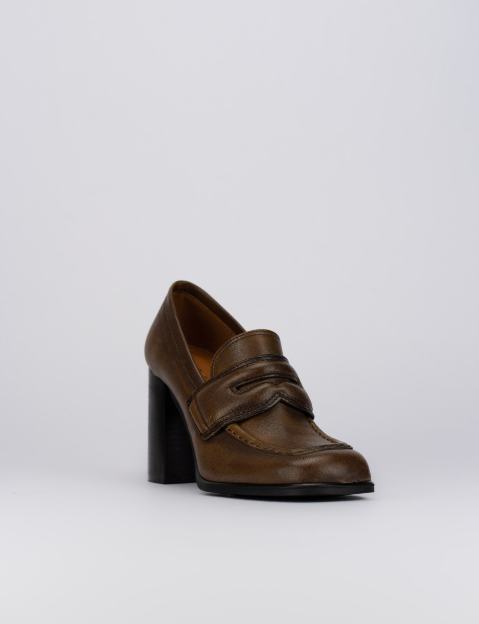 Chunky heel loafers 9s sale