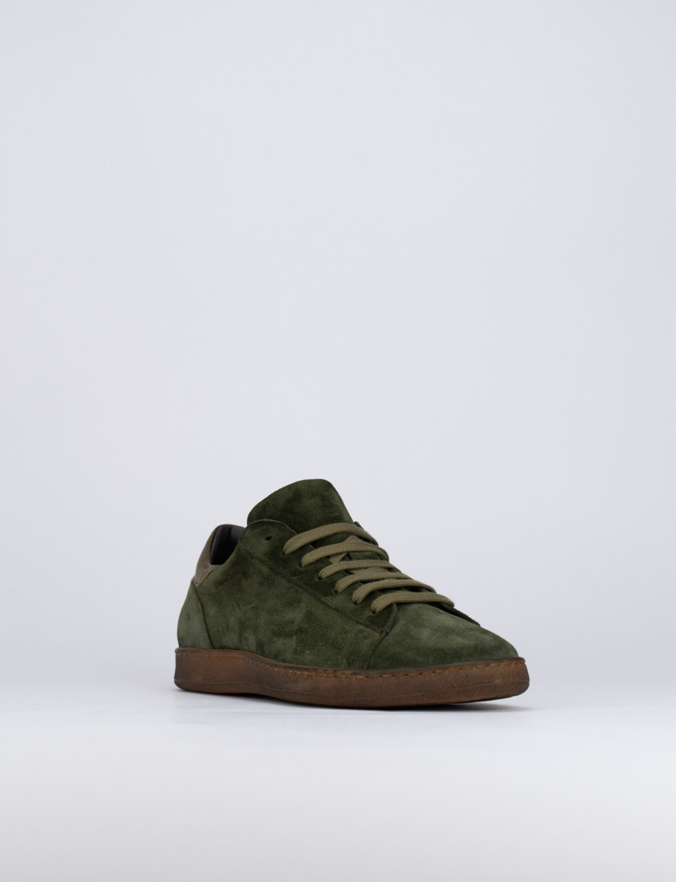 Sneakers green chamois