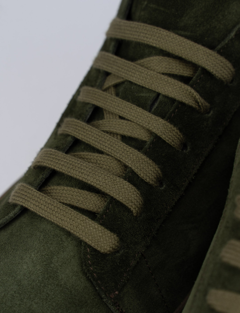 Sneakers green chamois