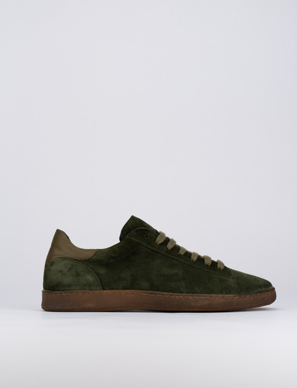 Sneakers green chamois