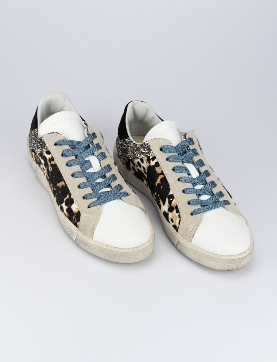 Sneakers pelle bianco