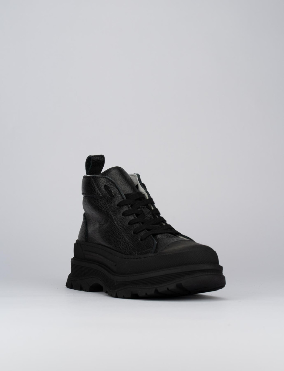 Sneakers pelle nero