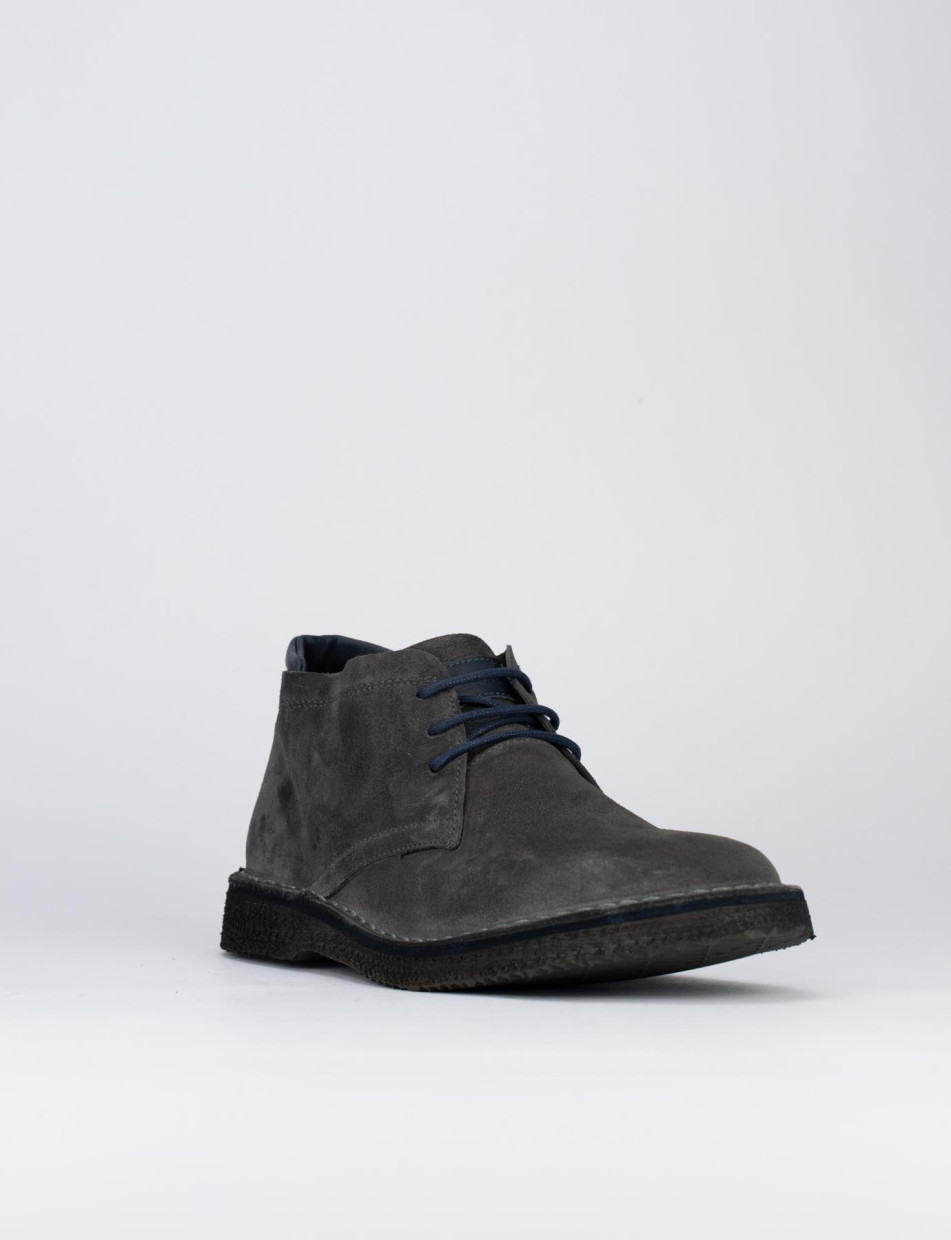 Ankle boots man grey chamois Barca Stores